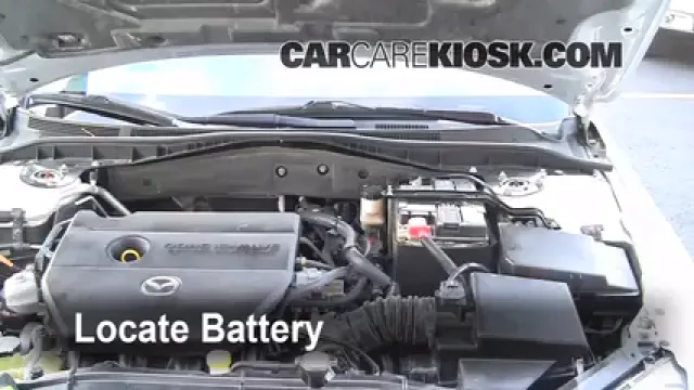 2006 Mazda 6 i 2.3L 4 Cyl. Sedan (4 Door) Batterie Changement